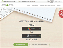 Tablet Screenshot of cms2cms.com